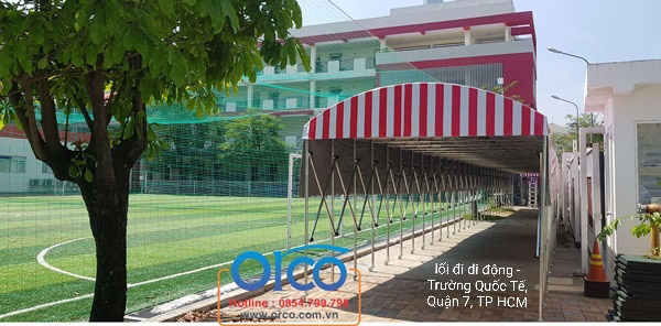 Mobile walkway canopy