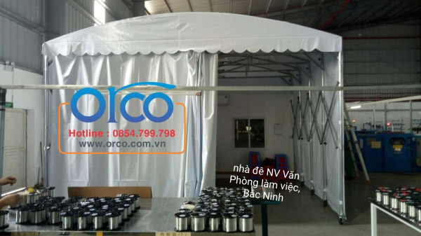 Mobile sliding canopy