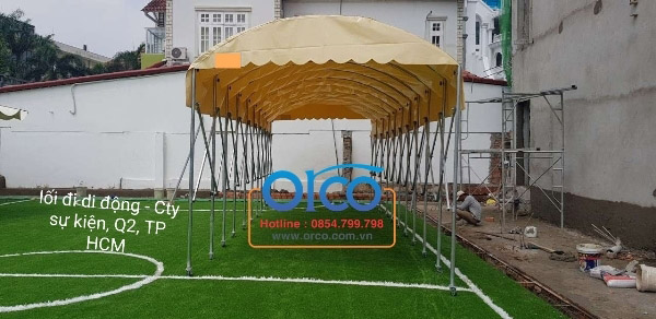 Mobile walkway canopy