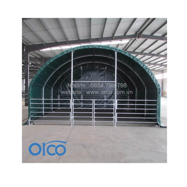 Dome tarp shed