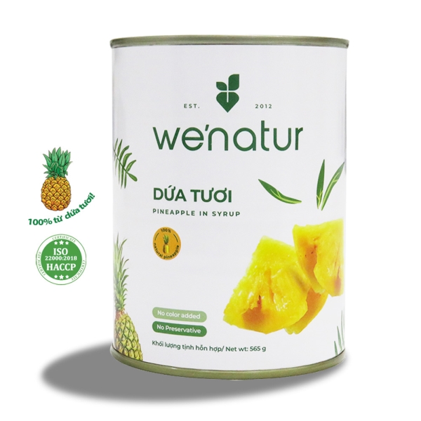 Pineapple in syrup 565g
