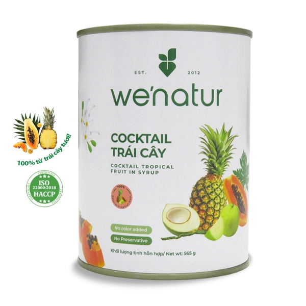 Cocktail tropical fruit in syrup 565g