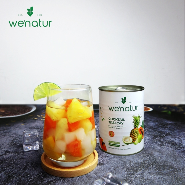 Cocktail tropical fruit in syrup 565g