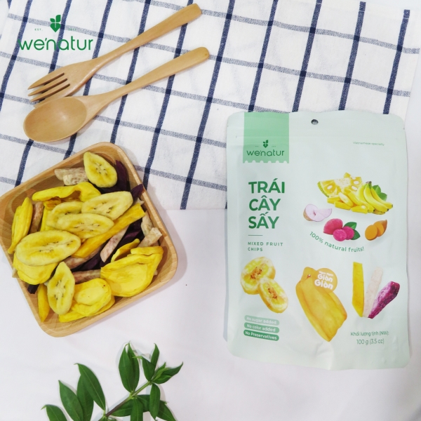 Mixed fruit chips 100g