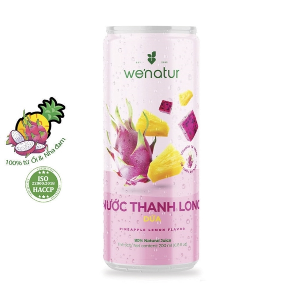Pineapple dragon fruit juice