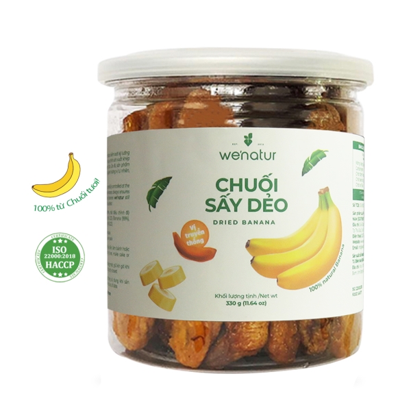 Soft dried banana 330g