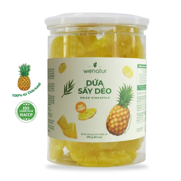 Soft dried pineapple 270g