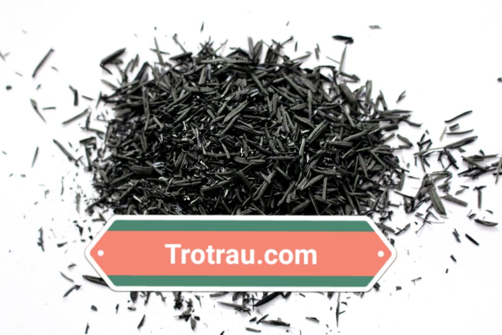 High carbon husk ash