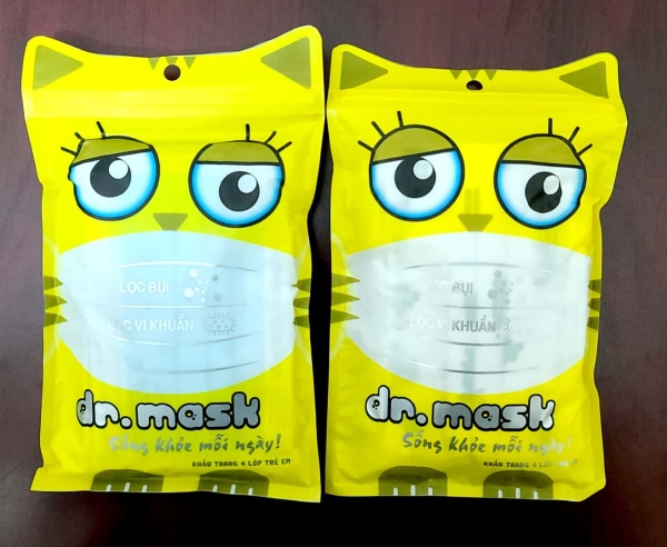 4-layer kid mask