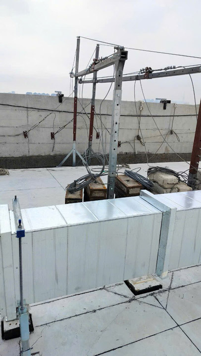 Construction gondola lift rental and installation