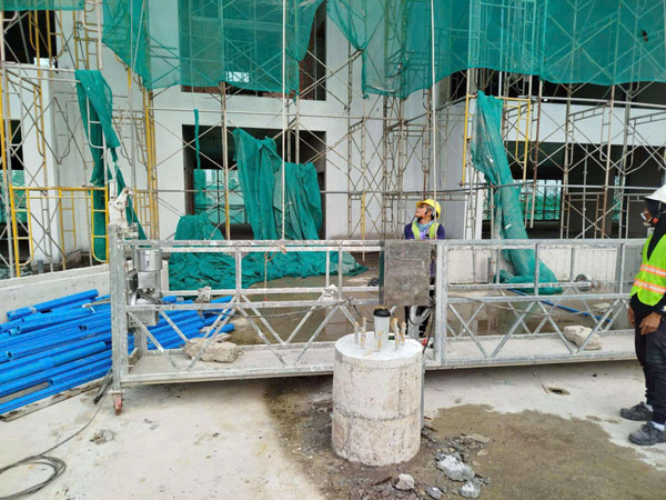 Construction gondola lift rental and installation