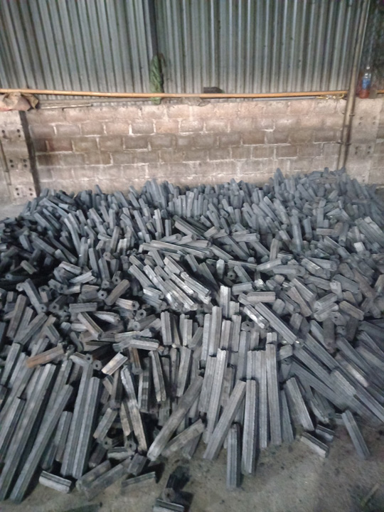 Sawdust charcoal