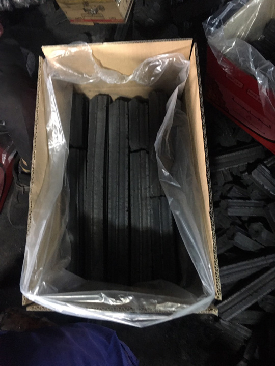 Sawdust charcoal