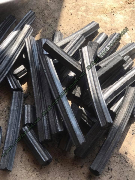 Sawdust briquette charcoal