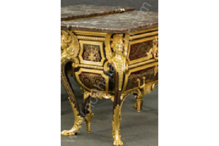 Gold coated table and chair