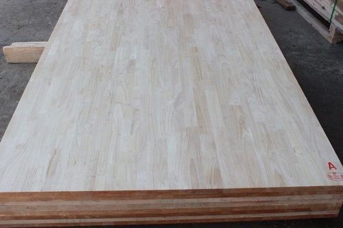 Rubber wood plank