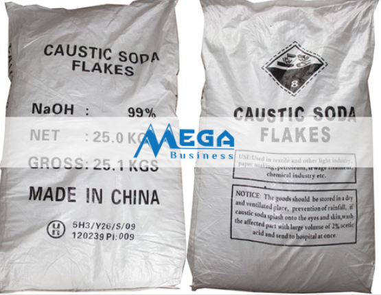 Caustic soda flakes NaOH 99%