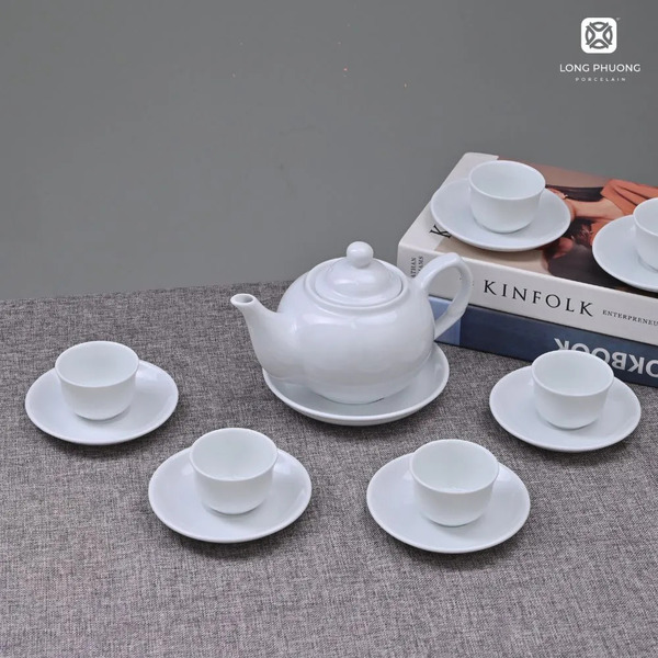 Porcelain teapot