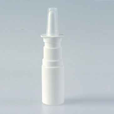 15ml Milky white nasal spray bottle