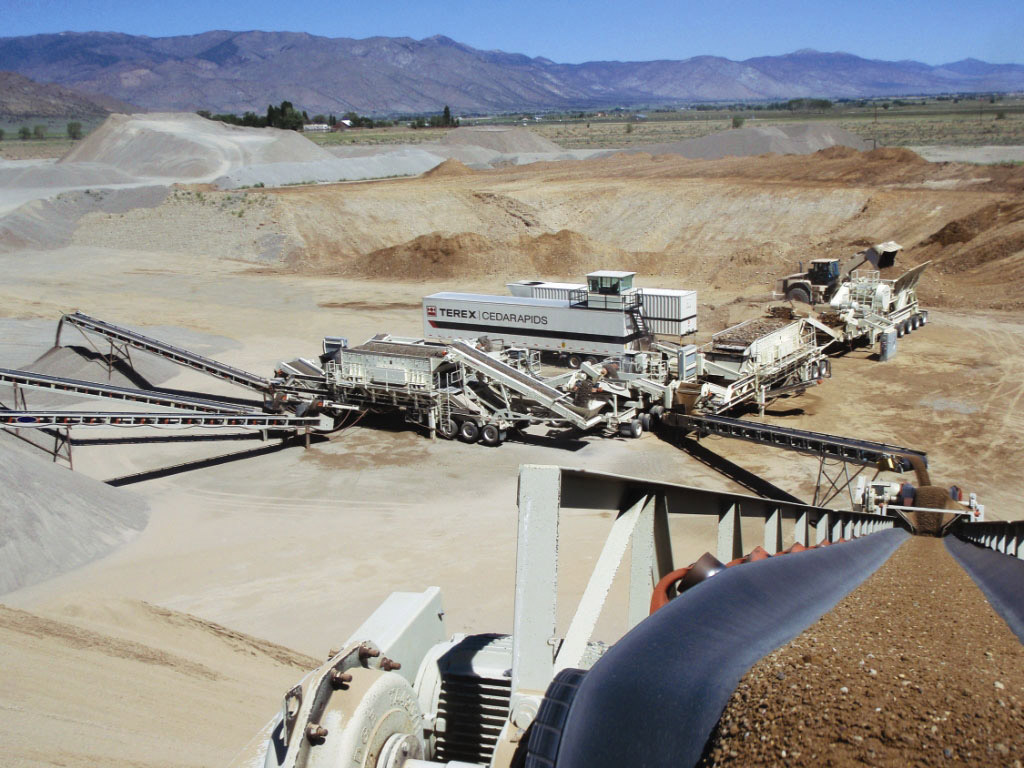 Sand stone screening equipment