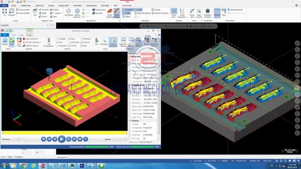 Machining mold