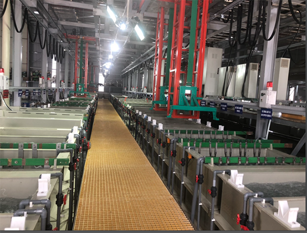 Nickel crom plating line on 4 layer - ES805-001 - Harley Line