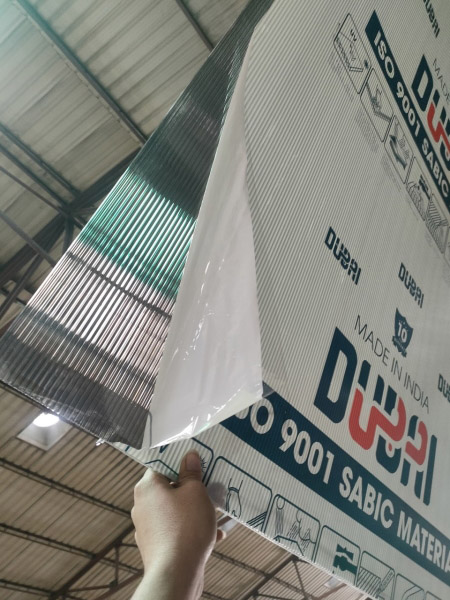 Polycarbonate roofing sheet