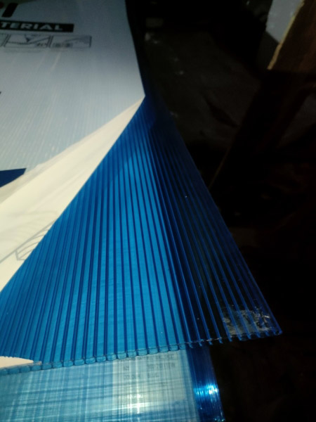 Polycarbonate roofing sheet