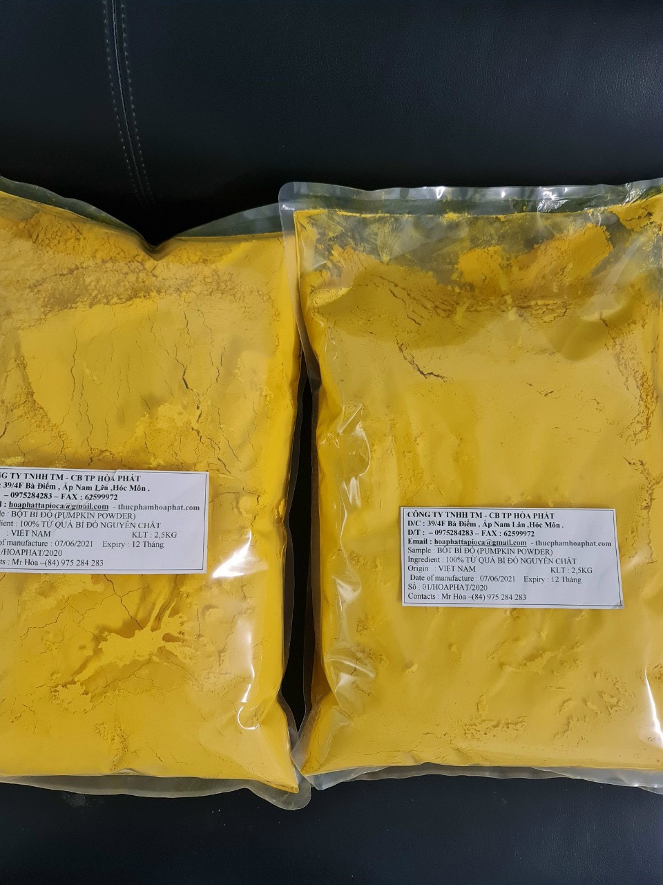 Pumpkin powder