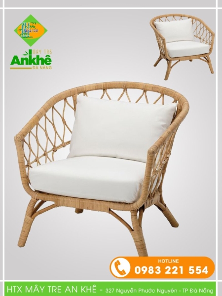 Bamboo and rattan chair