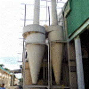 Industrial dust treatment system