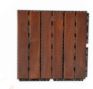 Wood decking tile
