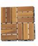 Wood decking tile