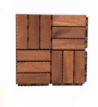 Wood decking tile
