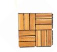 Wood decking tile