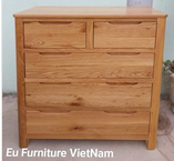 American oak 5-drawer cabinet
