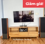Oak TV shelf