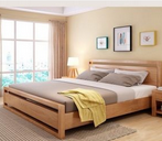 Paril double bed - American oak
