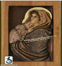 Mother and Child Sculpture