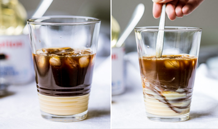 Premium milk coffee powder
