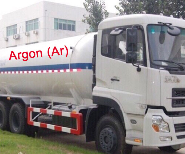 Liquid Argon gas truck