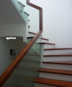 Glass stairs