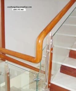 Glass stairs