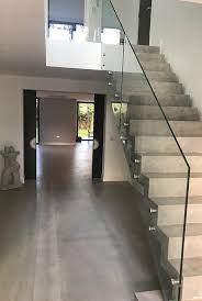 Glass banister