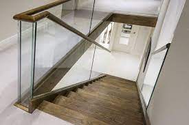 Glass banister