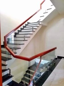 Glass stair
