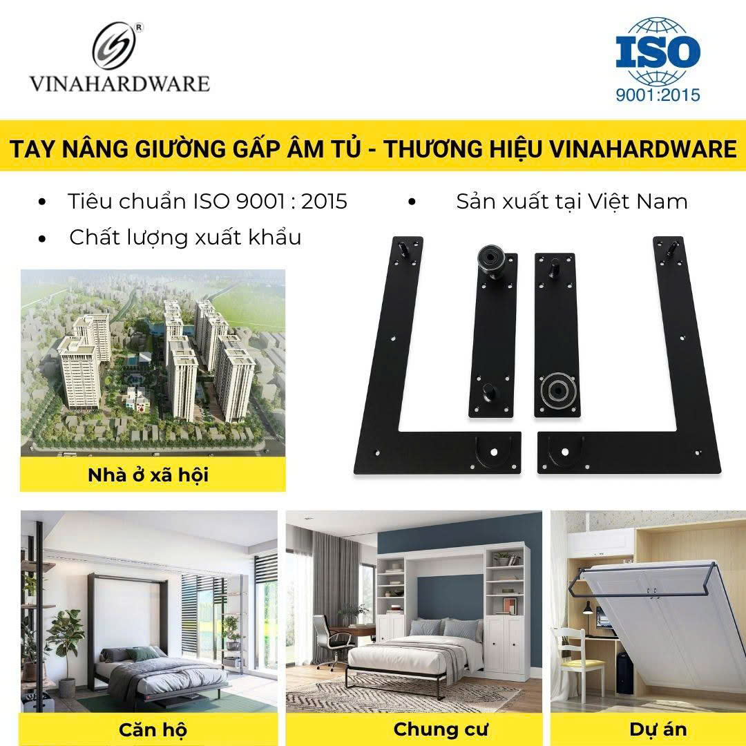 VINAHARDWARE Built-in Folding Bed Lifting Mechanism