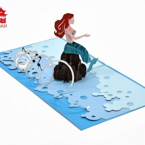 Mermaid 3D card