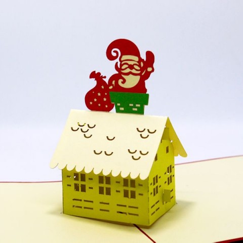 Santa 3D card