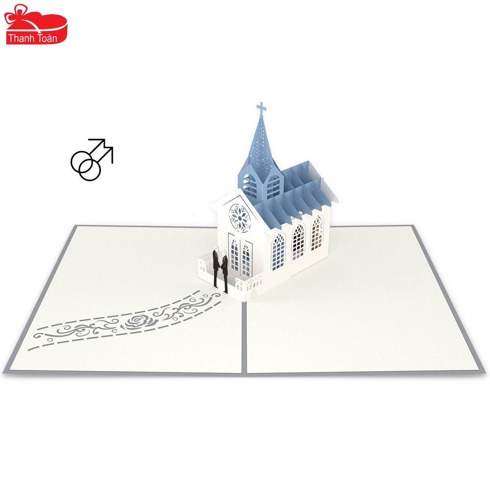 3D love and wedding card
